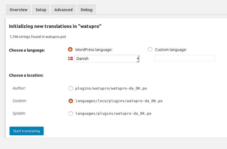 How To Translate a WordPress Plugin